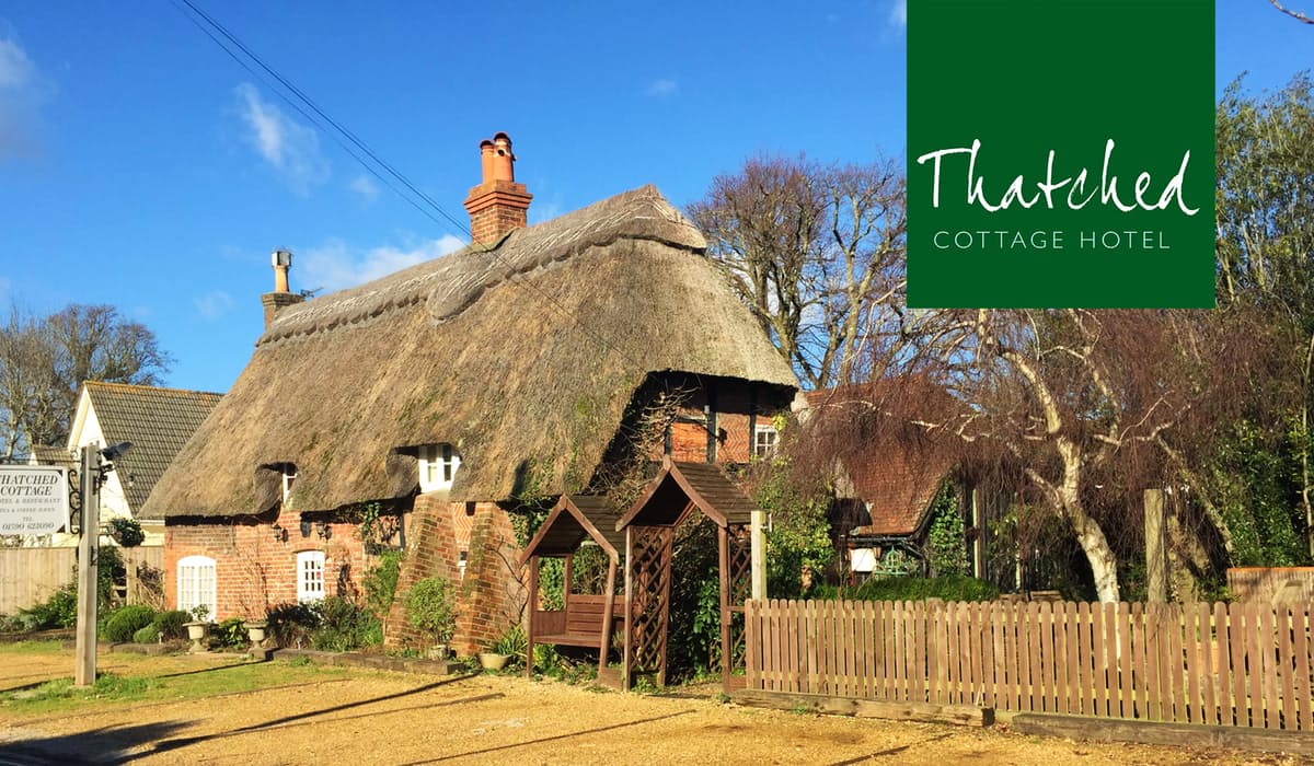 Thatched Cottage Hotel Brockenhurst for cream teas and gin bar